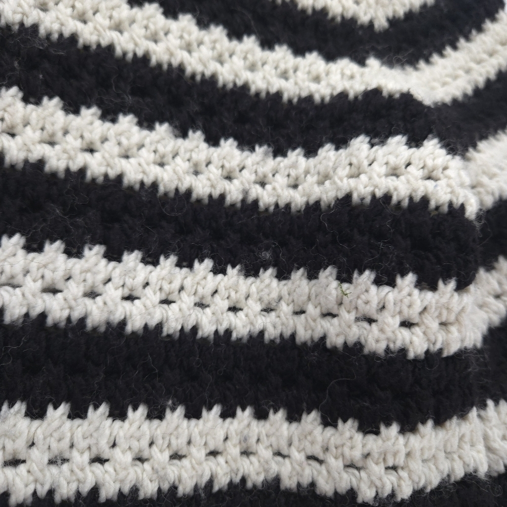 Zara Girls Knitwear Striped Crochet Sweater size 11-12 - Picture 15 of 15